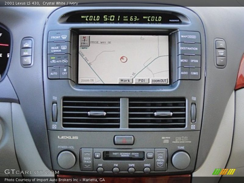 Navigation of 2001 LS 430