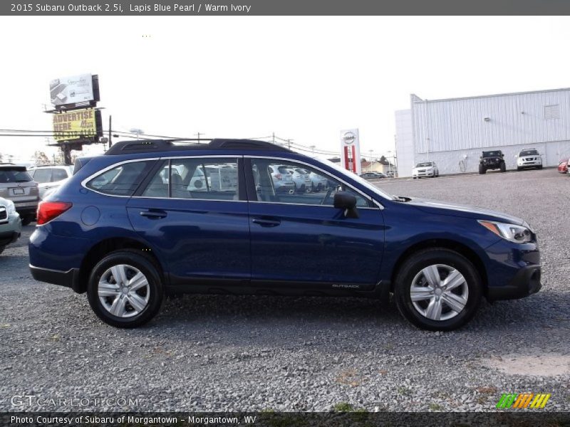 Lapis Blue Pearl / Warm Ivory 2015 Subaru Outback 2.5i
