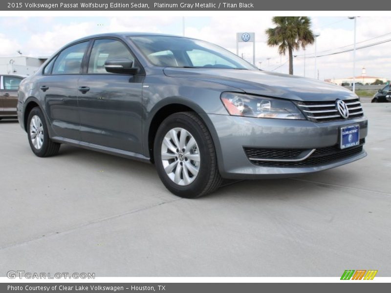 Platinum Gray Metallic / Titan Black 2015 Volkswagen Passat Wolfsburg Edition Sedan