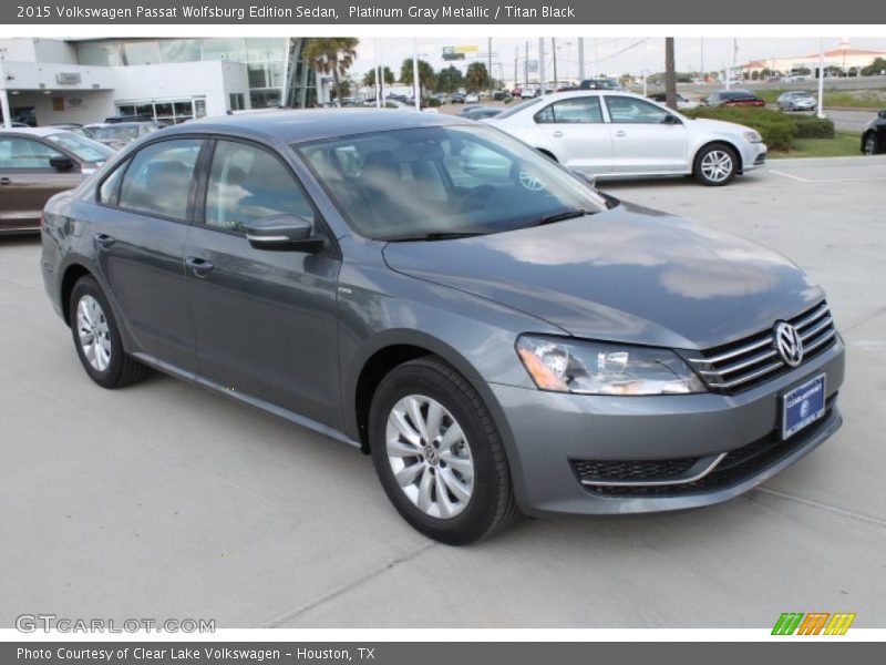 Platinum Gray Metallic / Titan Black 2015 Volkswagen Passat Wolfsburg Edition Sedan