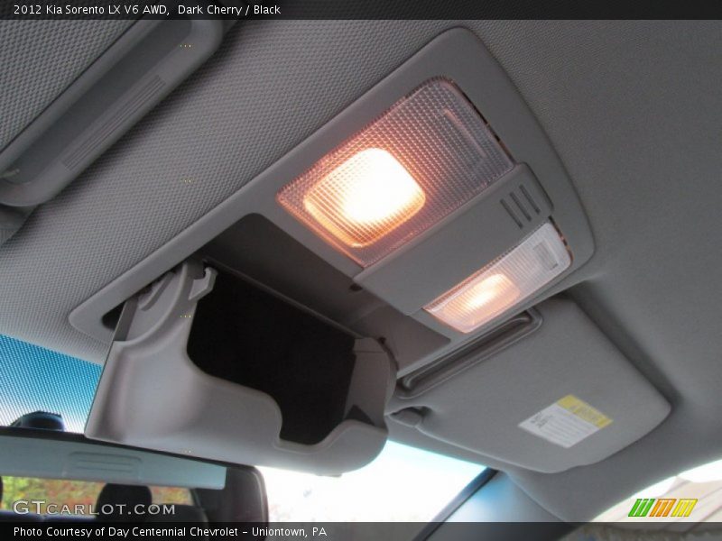 Dark Cherry / Black 2012 Kia Sorento LX V6 AWD