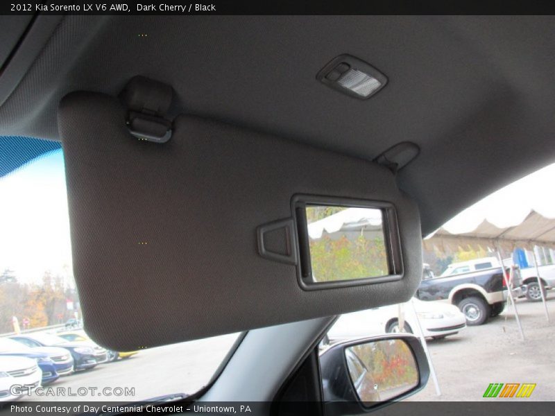 Dark Cherry / Black 2012 Kia Sorento LX V6 AWD