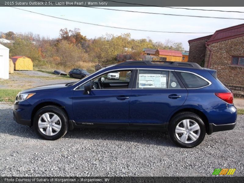 Lapis Blue Pearl / Warm Ivory 2015 Subaru Outback 2.5i