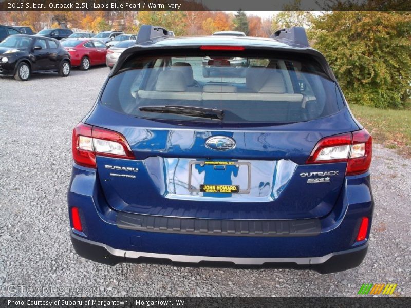 Lapis Blue Pearl / Warm Ivory 2015 Subaru Outback 2.5i