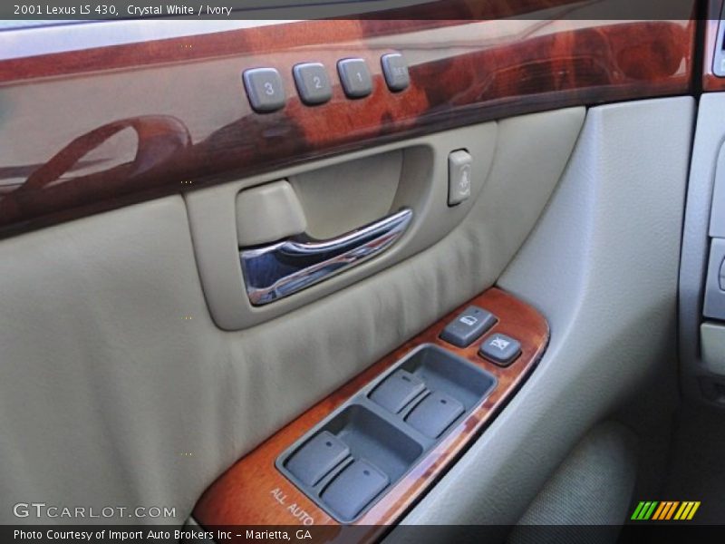 Crystal White / Ivory 2001 Lexus LS 430