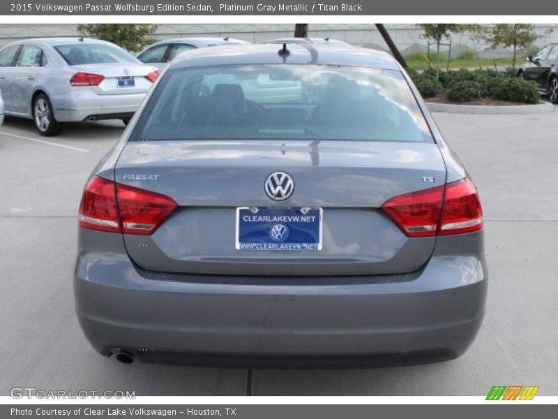 Platinum Gray Metallic / Titan Black 2015 Volkswagen Passat Wolfsburg Edition Sedan