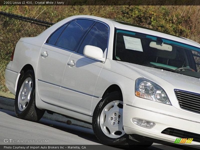 Crystal White / Ivory 2001 Lexus LS 430