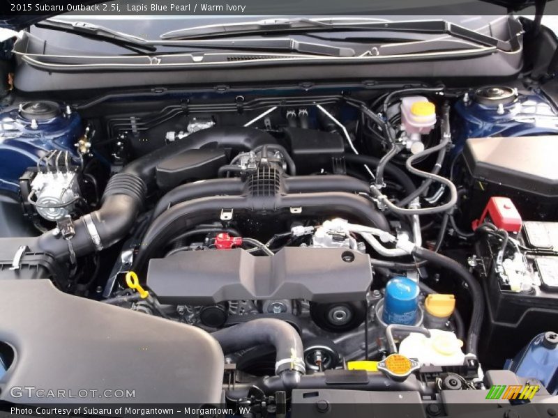 Lapis Blue Pearl / Warm Ivory 2015 Subaru Outback 2.5i