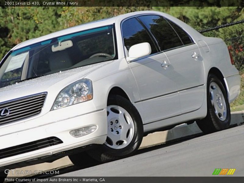 Crystal White / Ivory 2001 Lexus LS 430