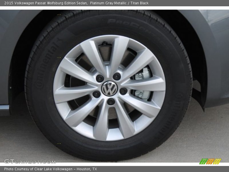 Platinum Gray Metallic / Titan Black 2015 Volkswagen Passat Wolfsburg Edition Sedan