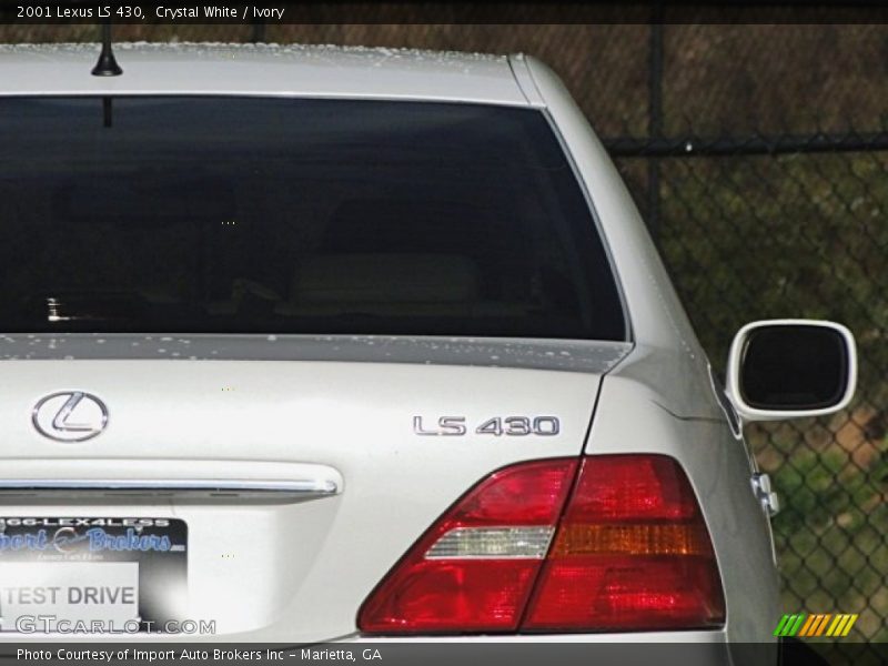 Crystal White / Ivory 2001 Lexus LS 430