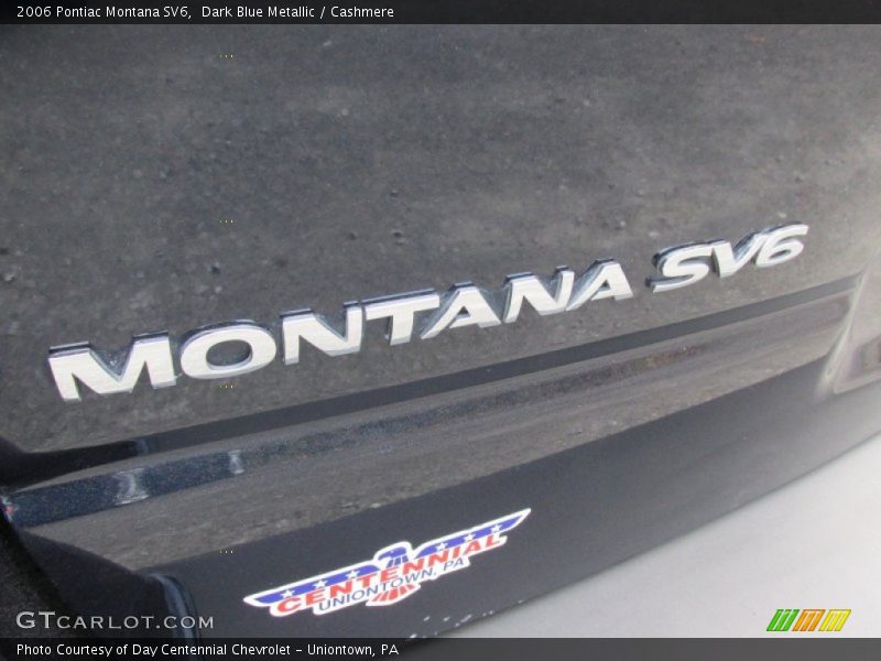 Dark Blue Metallic / Cashmere 2006 Pontiac Montana SV6