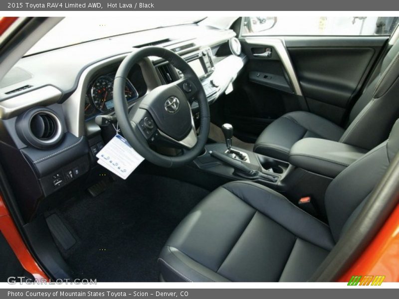  2015 RAV4 Limited AWD Black Interior
