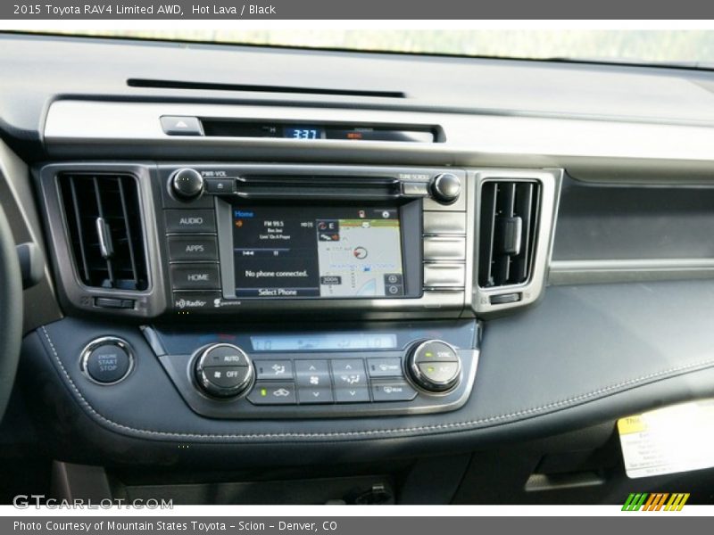 Controls of 2015 RAV4 Limited AWD