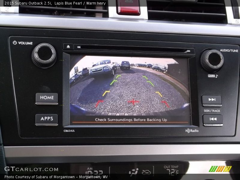 Lapis Blue Pearl / Warm Ivory 2015 Subaru Outback 2.5i