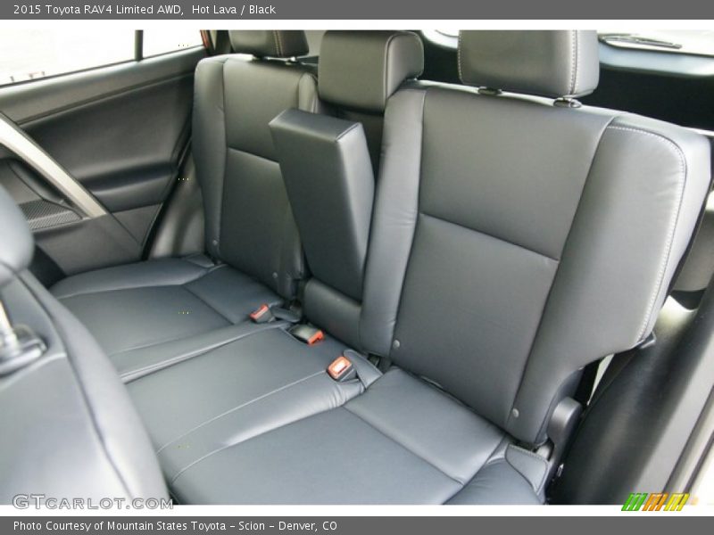 Rear Seat of 2015 RAV4 Limited AWD