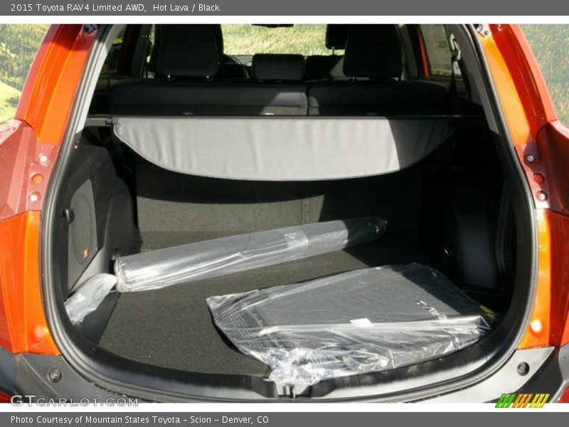 Hot Lava / Black 2015 Toyota RAV4 Limited AWD