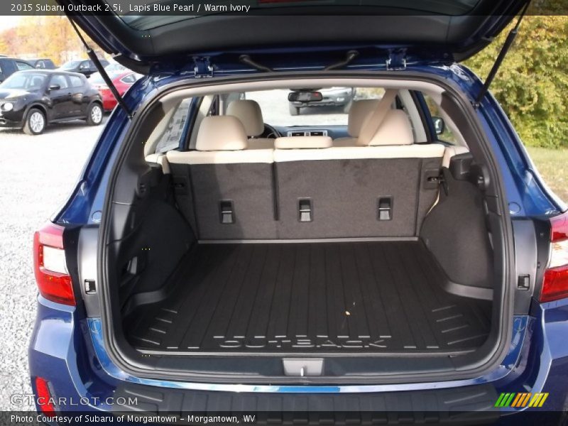 Lapis Blue Pearl / Warm Ivory 2015 Subaru Outback 2.5i