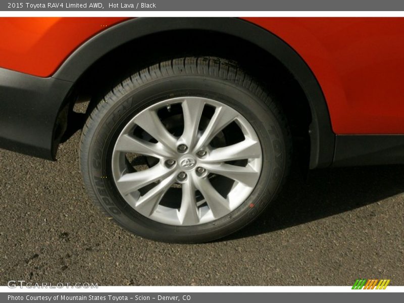 Hot Lava / Black 2015 Toyota RAV4 Limited AWD