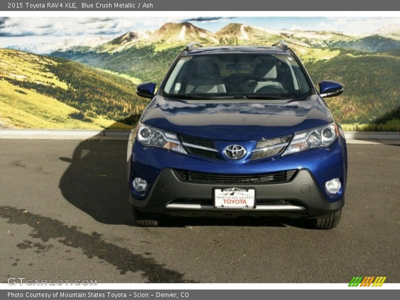 Blue Crush Metallic / Ash 2015 Toyota RAV4 XLE