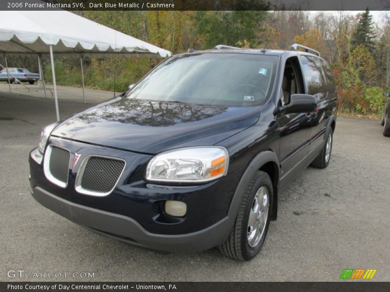 Dark Blue Metallic / Cashmere 2006 Pontiac Montana SV6