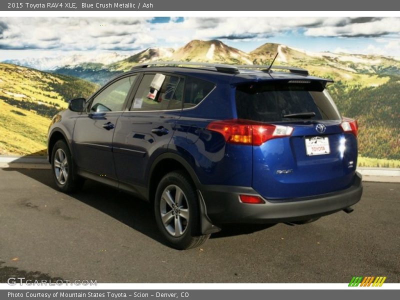 Blue Crush Metallic / Ash 2015 Toyota RAV4 XLE