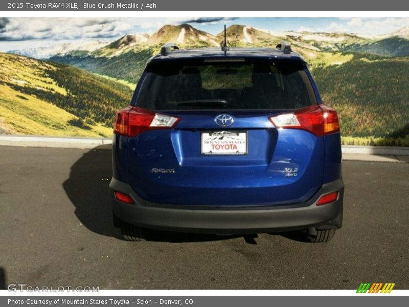 Blue Crush Metallic / Ash 2015 Toyota RAV4 XLE