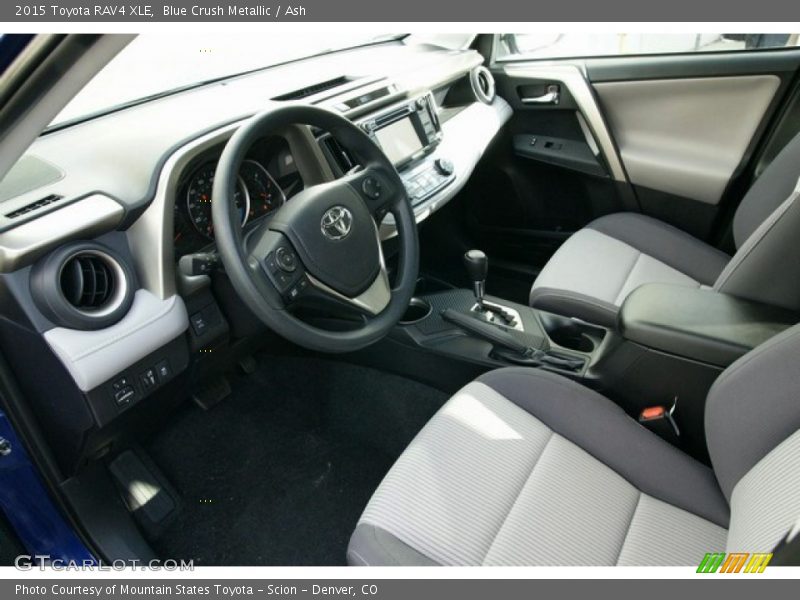 Blue Crush Metallic / Ash 2015 Toyota RAV4 XLE