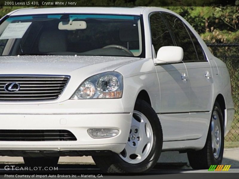Crystal White / Ivory 2001 Lexus LS 430