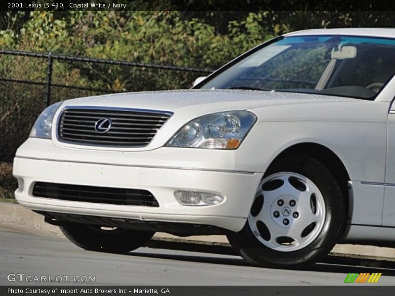 Crystal White / Ivory 2001 Lexus LS 430