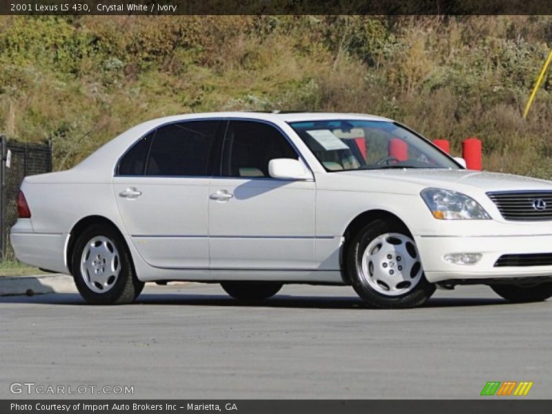 Crystal White / Ivory 2001 Lexus LS 430