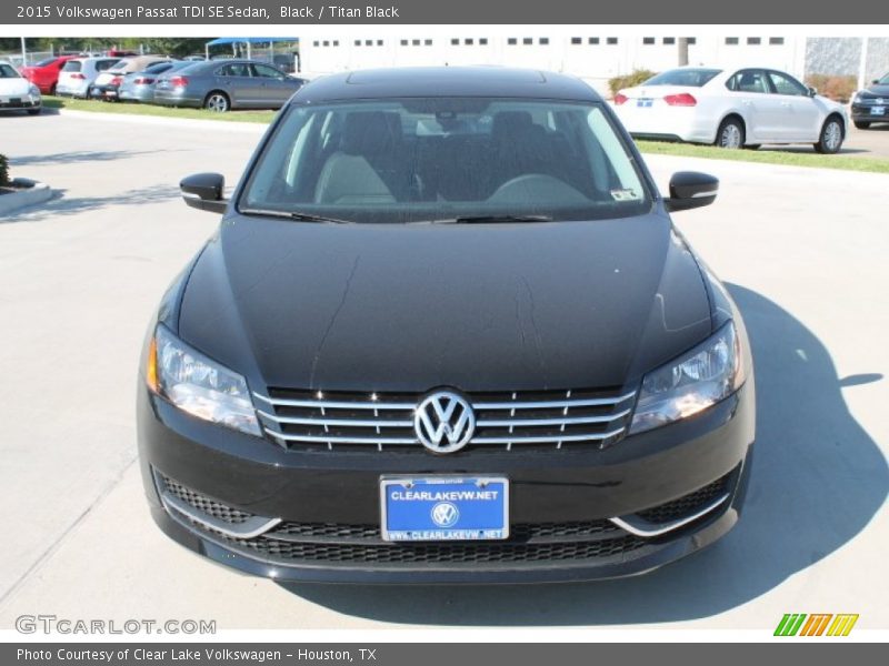 Black / Titan Black 2015 Volkswagen Passat TDI SE Sedan