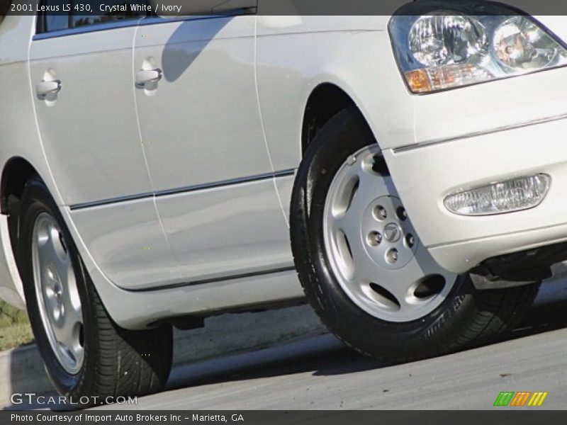 Crystal White / Ivory 2001 Lexus LS 430