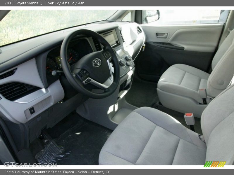 Silver Sky Metallic / Ash 2015 Toyota Sienna L
