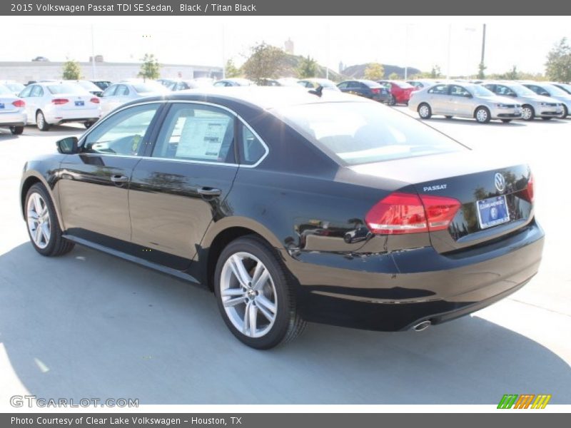 Black / Titan Black 2015 Volkswagen Passat TDI SE Sedan