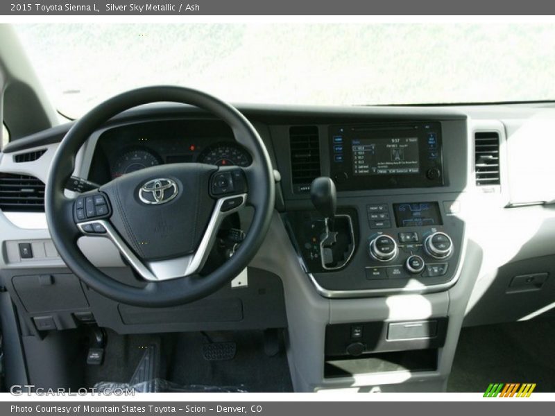 Silver Sky Metallic / Ash 2015 Toyota Sienna L