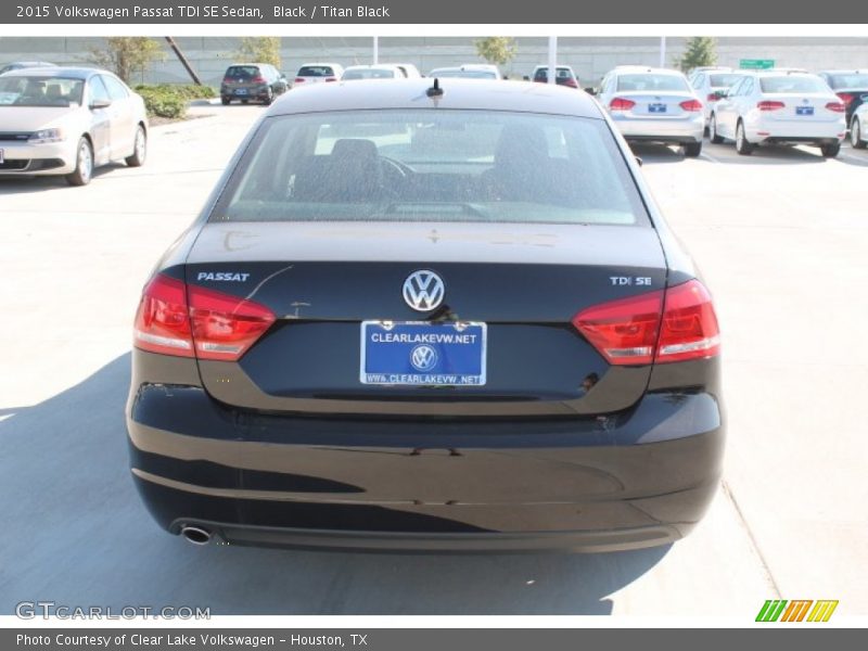 Black / Titan Black 2015 Volkswagen Passat TDI SE Sedan