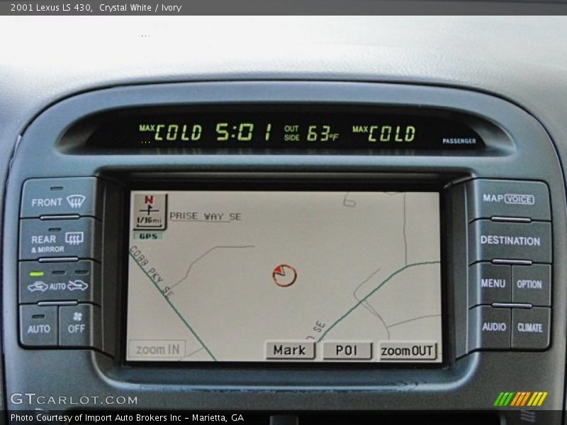 Crystal White / Ivory 2001 Lexus LS 430