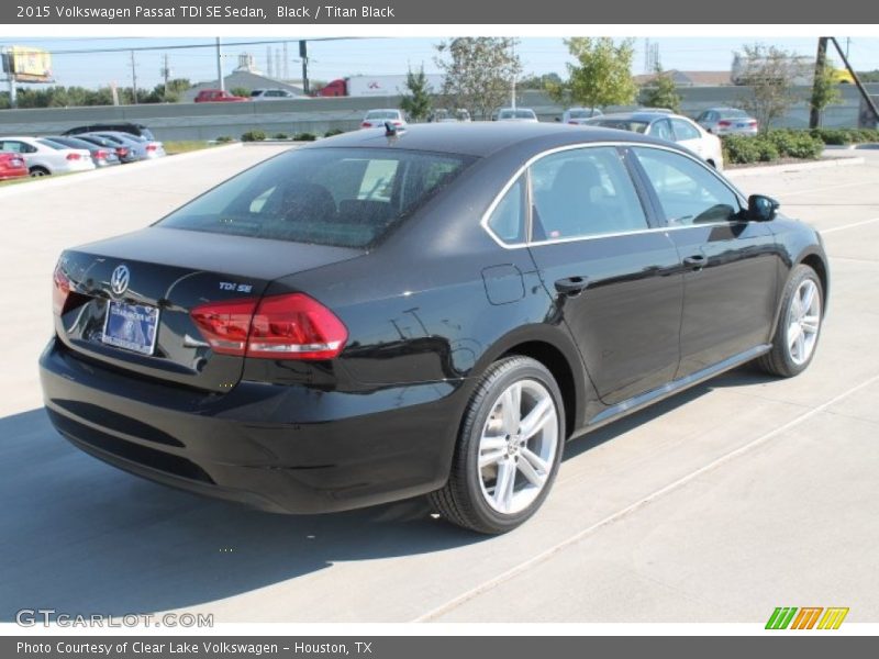 Black / Titan Black 2015 Volkswagen Passat TDI SE Sedan