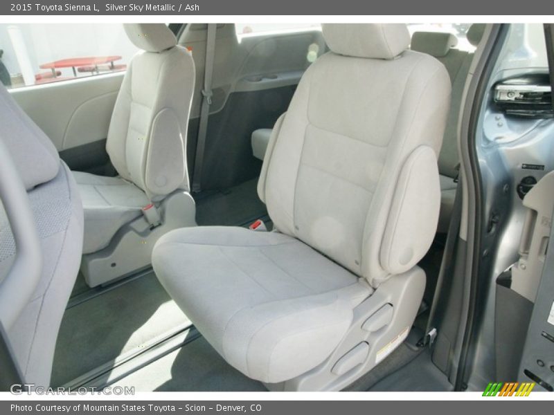 Silver Sky Metallic / Ash 2015 Toyota Sienna L