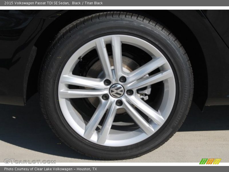 Black / Titan Black 2015 Volkswagen Passat TDI SE Sedan