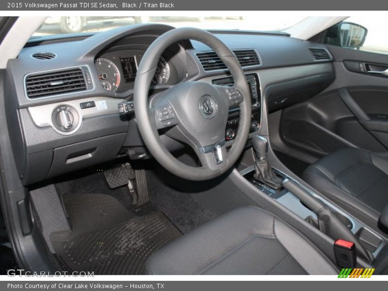 Black / Titan Black 2015 Volkswagen Passat TDI SE Sedan