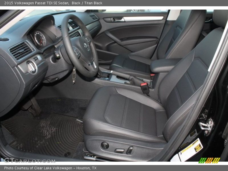 Black / Titan Black 2015 Volkswagen Passat TDI SE Sedan