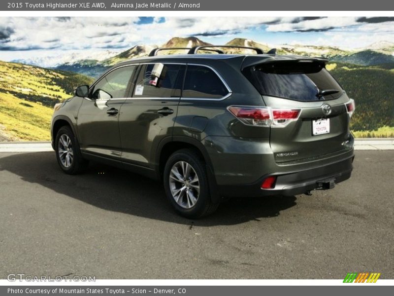 Alumina Jade Metallic / Almond 2015 Toyota Highlander XLE AWD