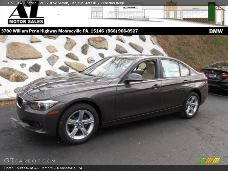 Mojave Metallic / Venetian Beige 2015 BMW 3 Series 328i xDrive Sedan