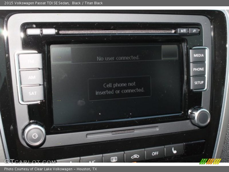 Black / Titan Black 2015 Volkswagen Passat TDI SE Sedan