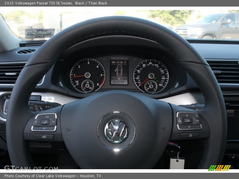 Black / Titan Black 2015 Volkswagen Passat TDI SE Sedan