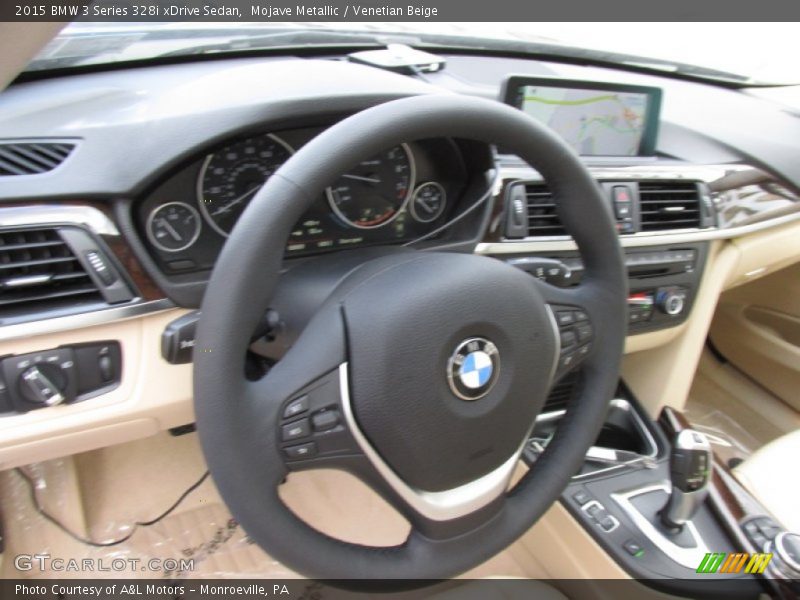 Mojave Metallic / Venetian Beige 2015 BMW 3 Series 328i xDrive Sedan
