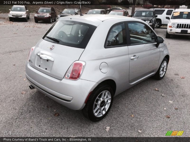Argento (Silver) / Grigio/Nero (Gray/Black) 2013 Fiat 500 Pop