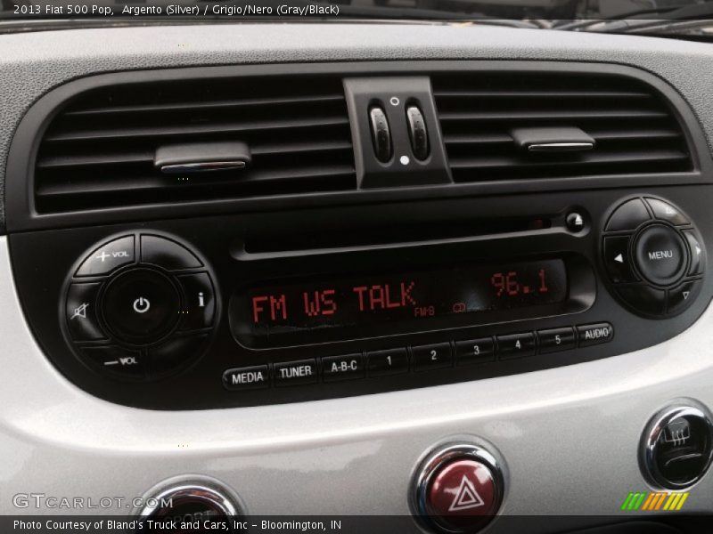 Argento (Silver) / Grigio/Nero (Gray/Black) 2013 Fiat 500 Pop